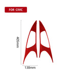 Adesivo decorativo per pannello polso porta maniglia in fibra di carbonio per auto per Honda Civic di decima generazione 2016-2019, guida a destra e a sinistra universale, Door Handle Door Wrist Panel