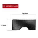 Adesivo decorativo per portabicchieri in fibra di carbonio per auto per Mitsubishi Lancer-ex / EVO / Fortis 9-10a generazione, guida a destra e a sinistra universale, Cup Holder