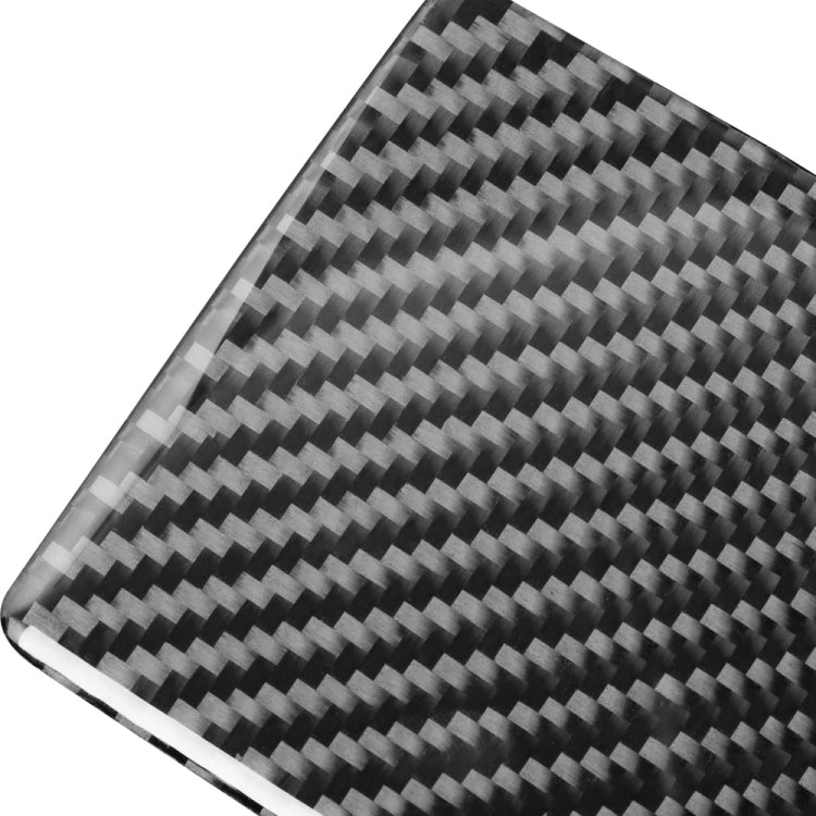 Adesivo decorativo per portabicchieri in fibra di carbonio per auto per Mitsubishi Lancer-ex / EVO / Fortis 9-10a generazione, guida a destra e a sinistra universale, Cup Holder
