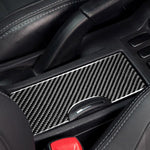 Adesivo decorativo per portabicchieri in fibra di carbonio per auto per Mitsubishi Lancer-ex / EVO / Fortis 9-10a generazione, guida a destra e a sinistra universale, Cup Holder