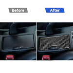 Adesivo decorativo per portabicchieri in fibra di carbonio per auto per Mitsubishi Lancer-ex / EVO / Fortis 9-10a generazione, guida a destra e a sinistra universale, Cup Holder