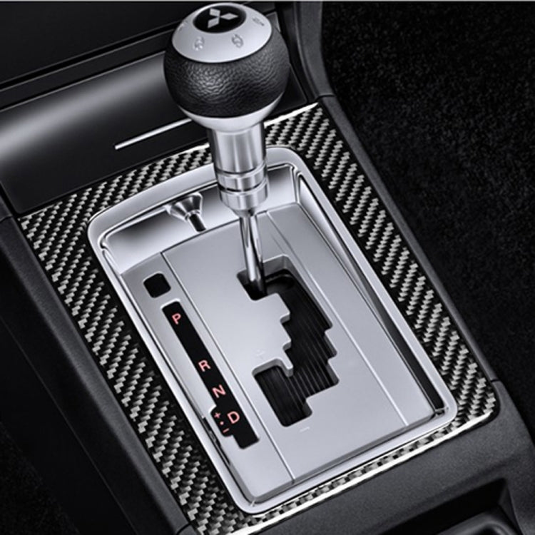 Adesivo decorativo fibra di carbonio per cambio Mitsubishi Lancer