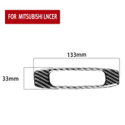 Adesivo decorativo per maniglia per lucernario in fibra di carbonio per auto per Mitsubishi Lancer EVO (DE/ES) 2008-2015, guida a destra e a sinistra universale, Skylight Handle (DE/ES)