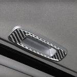 Adesivo decorativo per maniglia per lucernario in fibra di carbonio per auto per Mitsubishi Lancer EVO (DE/ES) 2008-2015, guida a destra e a sinistra universale, Skylight Handle (DE/ES)