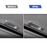Adesivo decorativo per maniglia per lucernario in fibra di carbonio per auto per Mitsubishi Lancer EVO (DE/ES) 2008-2015, guida a destra e a sinistra universale, Skylight Handle (DE/ES)