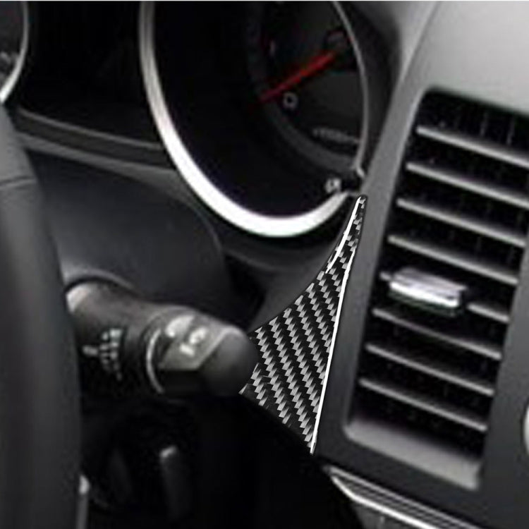 Adesivo decorativo tachimetro destro per auto in fibra di carbonio per Mitsubishi Lancer EVO 2008-2016, guida a sinistra, Right Speedometer