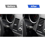 Adesivo decorativo tachimetro destro per auto in fibra di carbonio per Mitsubishi Lancer EVO 2008-2016, guida a sinistra, Right Speedometer