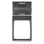 Adesivo decorativo per portaoggetti in fibra di carbonio per auto + adesivo decorativo per Mitsubishi Lancer EVO (solo GT / GTS) 2010-2015, guida a destra e a sinistra universale, Storage + Gear