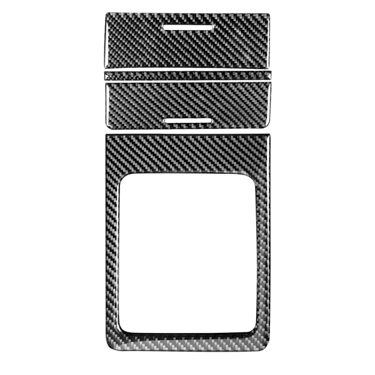 Adesivo decorativo per portaoggetti in fibra di carbonio per auto + adesivo decorativo per Mitsubishi Lancer EVO (solo GT / GTS) 2010-2015, guida a destra e a sinistra universale, Storage + Gear