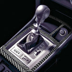 Adesivo decorativo per cambio manuale in fibra di carbonio per auto per Mitsubishi Lancer EVO (solo GTS) 2008-2015, guida a destra e a sinistra universale, Manual Gearbox (Only GTS)