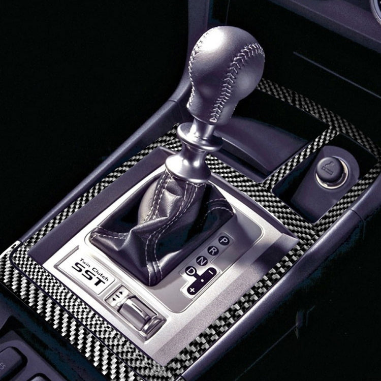 Adesivo decorativo per cambio manuale in fibra di carbonio per auto per Mitsubishi Lancer EVO (solo GTS) 2008-2015, guida a destra e a sinistra universale, Manual Gearbox (Only GTS)