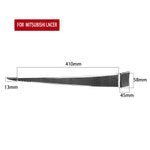 Adesivo decorativo per vano portaoggetti lato passeggero in fibra di carbonio per auto per Mitsubishi Lancer EVO 2008-2015, guida a sinistra, Passenger Side Glove Box, Left Drive