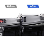 Adesivo decorativo per vano portaoggetti lato passeggero in fibra di carbonio per auto per Mitsubishi Lancer EVO 2008-2015, guida a sinistra, Passenger Side Glove Box, Left Drive