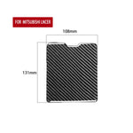 Adesivo decorativo per scatola portaoggetti per conducente in fibra di carbonio per auto per Mitsubishi Lancer EVO 2008-2015, guida a destra e a sinistra universale, Driver Storage Box