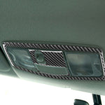 Luce di lettura anteriore per tetto in fibra di carbonio per auto senza adesivo decorativo per tetto apribile per Mitsubishi Lancer EVO 2008-2015, guida a destra e a sinistra universale, Roof Front Reading Light without Sunroof