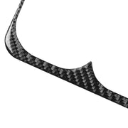 Adesivo decorativo portabicchieri posteriore centrale in fibra di carbonio per auto per Mitsubishi Lancer EVO 2008-2015, guida a destra e a sinistra universale, Rear Center Armrest Cup Holder
