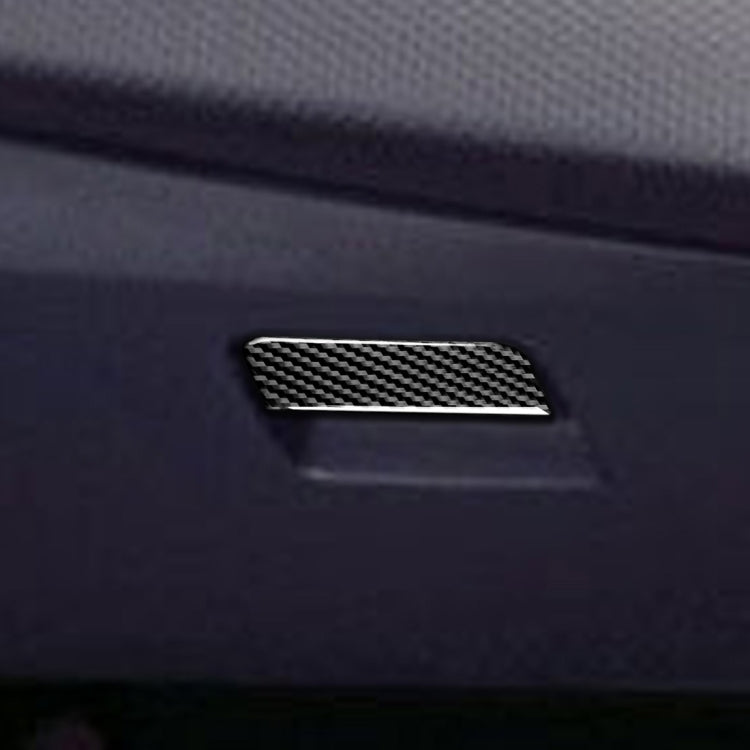 Adesivo decorativo per scatola portaoggetti lato passeggero in fibra di carbonio per auto per Mitsubishi Lancer EVO 2008-2015, guida a destra e a sinistra universale, Passenger Side Storage Bo