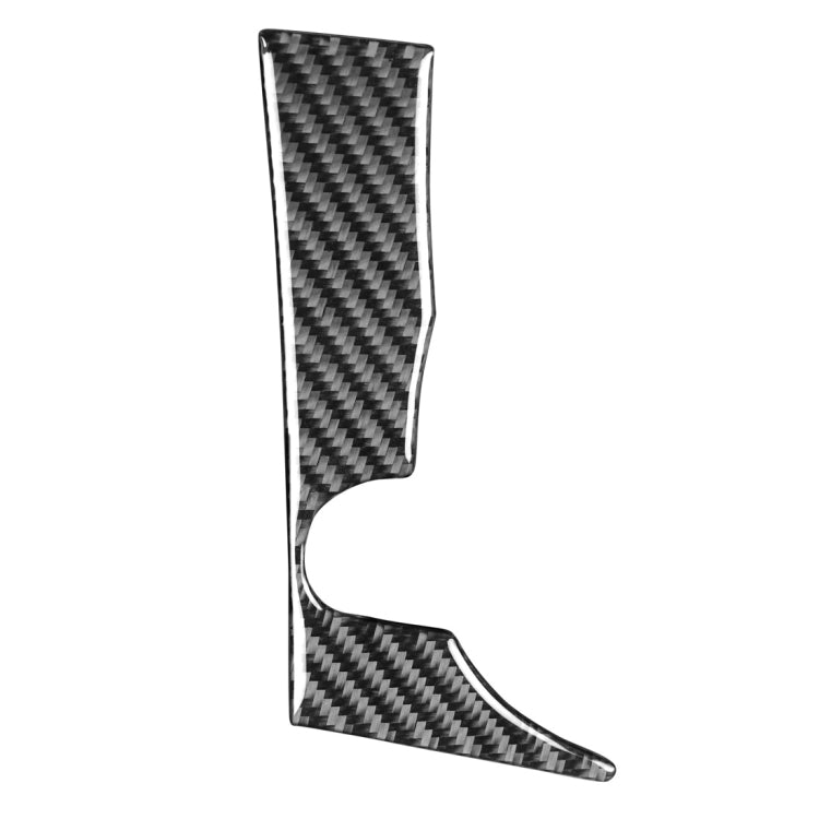 Adesivo decorativo pulsante INFO per auto in fibra di carbonio per Mitsubishi Lancer EVO 2008-2015, guida a sinistra, INFO Button