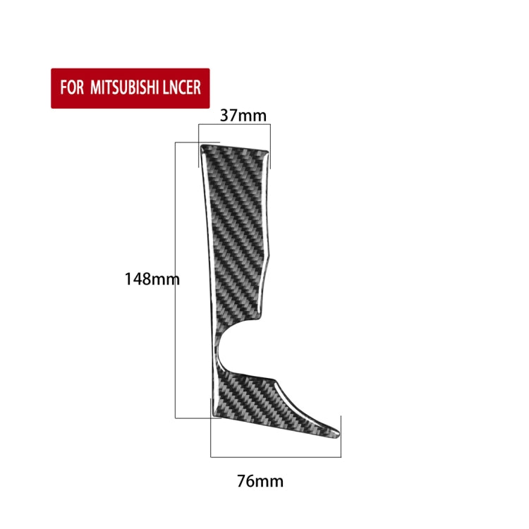 Adesivo decorativo pulsante INFO per auto in fibra di carbonio per Mitsubishi Lancer EVO 2008-2015, guida a sinistra, INFO Button