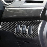 Adesivo decorativo per pannello di controllo oscuramento in fibra di carbonio per auto per Mitsubishi Lancer EVO 2008-2015, guida a destra, Dimming Control Panel, Right Drive