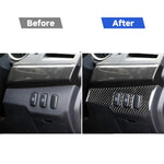 Adesivo decorativo per pannello di controllo oscuramento in fibra di carbonio per auto per Mitsubishi Lancer EVO 2008-2015, guida a destra, Dimming Control Panel, Right Drive
