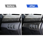 Adesivo decorativo per pannello di controllo oscuramento in fibra di carbonio per auto per Mitsubishi Lancer EVO 2008-2015, guida a destra, Dimming Control Panel, Right Drive
