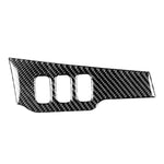 Adesivo decorativo per pannello di controllo oscuramento in fibra di carbonio per auto per Mitsubishi Lancer EVO 2008-2015, guida a sinistra, Dimming Control Panel, Left Drive