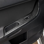 6 adesivi decorativi per pannello di sollevamento in fibra di carbonio per auto, per Mitsubishi Lancer EVO 2008-2015, guida a destra, Glass Lift Panel, Right Drive