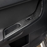 6 adesivi decorativi per pannello di sollevamento in fibra di carbonio per auto, per Mitsubishi Lancer EVO 2008-2015, guida a sinistra, Glass Lift Panel, Left Drive