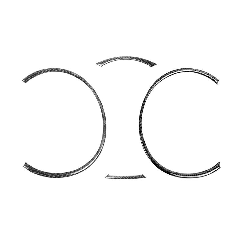 Adesivo decorativo tachimetro per auto in fibra di carbonio da 4 pezzi per Mitsubishi Lancer EVO 2008-2015, guida a destra e a sinistra universale, Speedometer