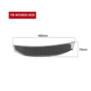 Adesivo decorativo per copertura del sistema di navigazione in fibra di carbonio per auto per Mitsubishi Lancer EVO 2008-2015, guida a destra e a sinistra universale, Navigation System Cover