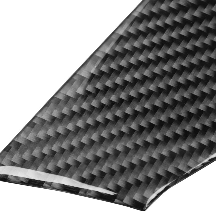 Adesivo decorativo per copertura del sistema di navigazione in fibra di carbonio per auto per Mitsubishi Lancer EVO 2008-2015, guida a destra e a sinistra universale, Navigation System Cover