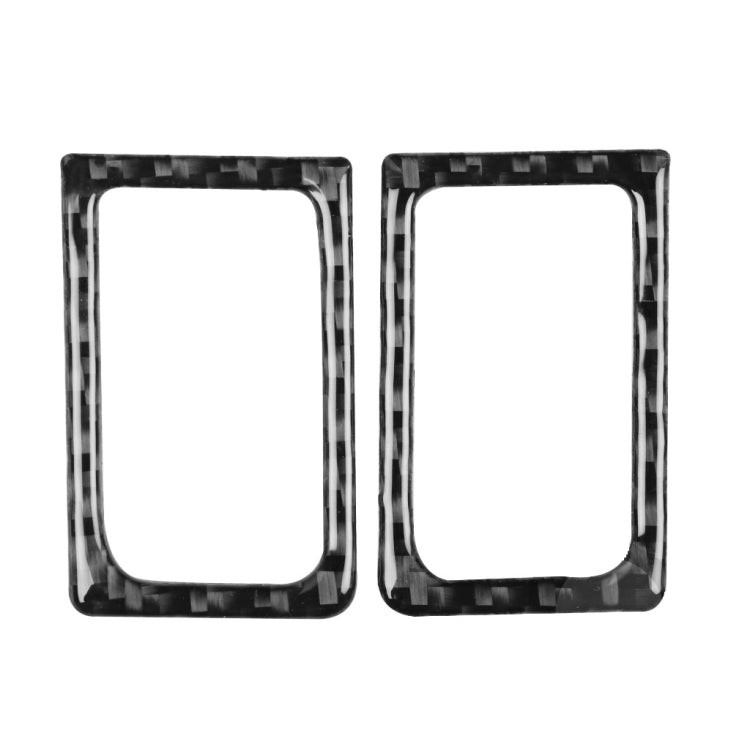 Adesivo decorativo per serratura porta sinistra e destra in fibra di carbonio da 2 pezzi per Nissan GTR R35 2008-2020, guida a destra e sinistra universale, Door Lock