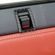 Adesivo decorativo per serratura porta sinistra e destra in fibra di carbonio da 2 pezzi per Nissan GTR R35 2008-2020, guida a destra e sinistra universale, Door Lock