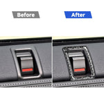 Adesivo decorativo per serratura porta sinistra e destra in fibra di carbonio da 2 pezzi per Nissan GTR R35 2008-2020, guida a destra e sinistra universale, Door Lock