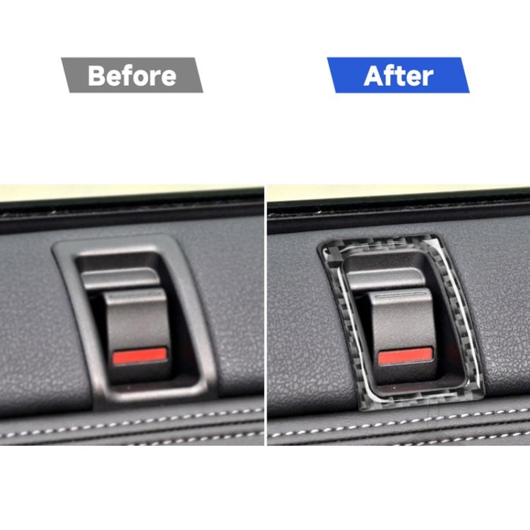 Adesivo decorativo per serratura porta sinistra e destra in fibra di carbonio da 2 pezzi per Nissan GTR R35 2008-2020, guida a destra e sinistra universale, Door Lock