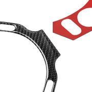 Adesivo decorativo per pulsanti sul volante in fibra di carbonio per Nissan GTR R35 2008-2016, guida a destra e a sinistra universale, Steering Wheel Buttons