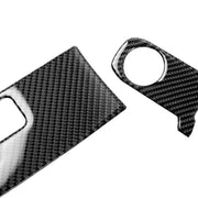 Adesivo decorativo per pannello cambio in fibra di carbonio per auto per Nissan GTR R35 2008-2016, guida a destra e a sinistra universale, Gear Shift Panel