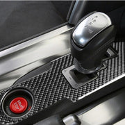 Adesivo decorativo per pannello cambio in fibra di carbonio per auto per Nissan GTR R35 2008-2016, guida a destra e a sinistra universale, Gear Shift Panel