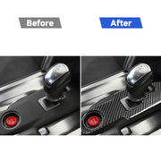Adesivo decorativo per pannello cambio in fibra di carbonio per auto per Nissan GTR R35 2008-2016, guida a destra e a sinistra universale, Gear Shift Panel