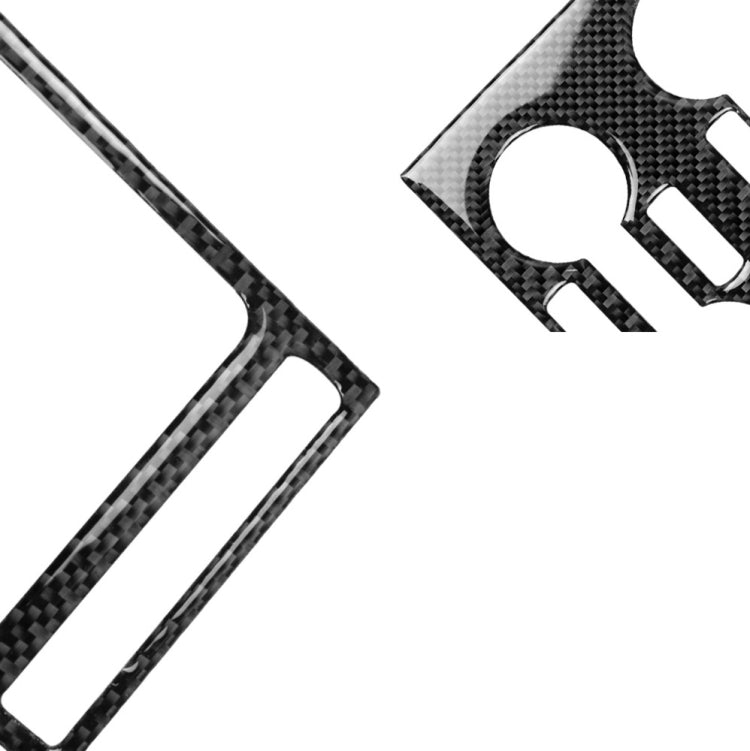 Adesivo decorativo per strumento di navigazione per auto in fibra di carbonio da 2 pezzi per Nissan GTR R35 2008-2016, guida a sinistra, Navigation Instrument, Left Drive