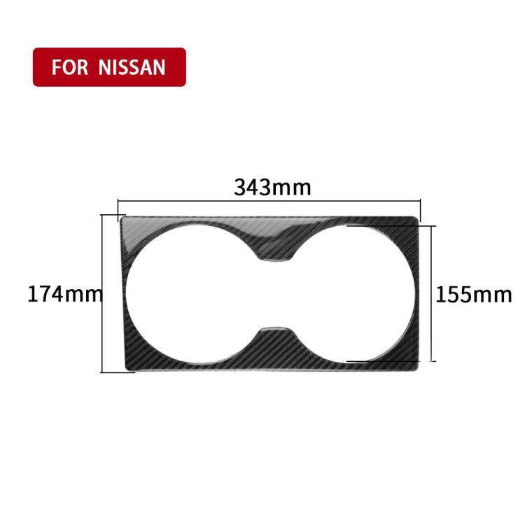 Adesivo decorativo per altoparlante per sedile posteriore in fibra di carbonio per auto per Nissan GTR R35 2008-2016, guida a destra e a sinistra universale, Rear Seat Speaker