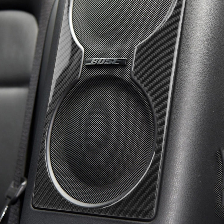 Adesivo decorativo per altoparlante per sedile posteriore in fibra di carbonio per auto per Nissan GTR R35 2008-2016, guida a destra e a sinistra universale, Rear Seat Speaker