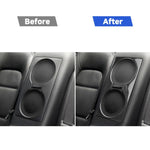 Adesivo decorativo per altoparlante per sedile posteriore in fibra di carbonio per auto per Nissan GTR R35 2008-2016, guida a destra e a sinistra universale, Rear Seat Speaker