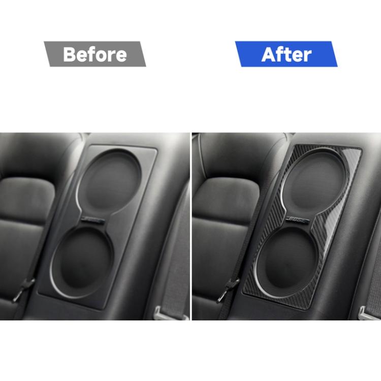 Adesivo decorativo per altoparlante per sedile posteriore in fibra di carbonio per auto per Nissan GTR R35 2008-2016, guida a destra e a sinistra universale, Rear Seat Speaker