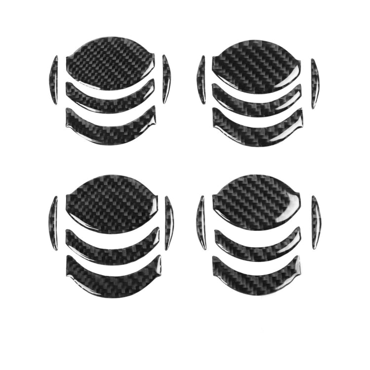 Adesivo decorativo per uscita aria centrale in fibra di carbonio da 20 pezzi per Nissan GTR R35 2008-2016, guida a destra e a sinistra universale, 20 PCS Central Air Outlet