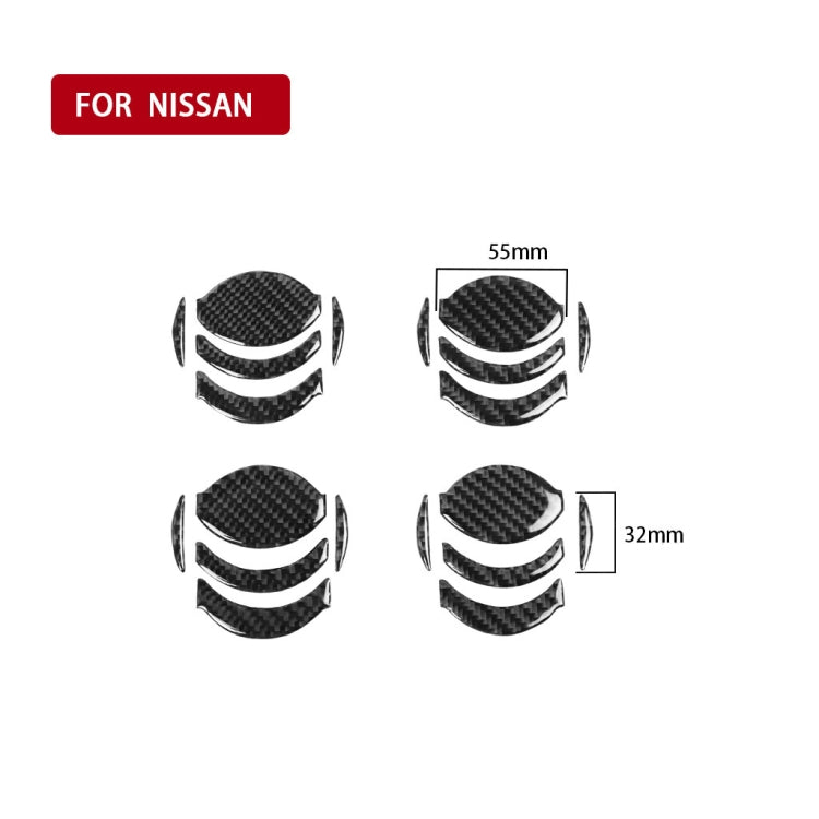Adesivo decorativo per uscita aria centrale in fibra di carbonio da 20 pezzi per Nissan GTR R35 2008-2016, guida a destra e a sinistra universale, 20 PCS Central Air Outlet