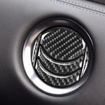 Adesivo decorativo per uscita aria centrale in fibra di carbonio da 20 pezzi per Nissan GTR R35 2008-2016, guida a destra e a sinistra universale, 20 PCS Central Air Outlet