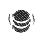 Adesivo decorativo per presa d'aria centrale in fibra di carbonio da 5 pezzi per Nissan GTR R35 2008-2016, guida a destra e a sinistra universale, Central Air Outlet