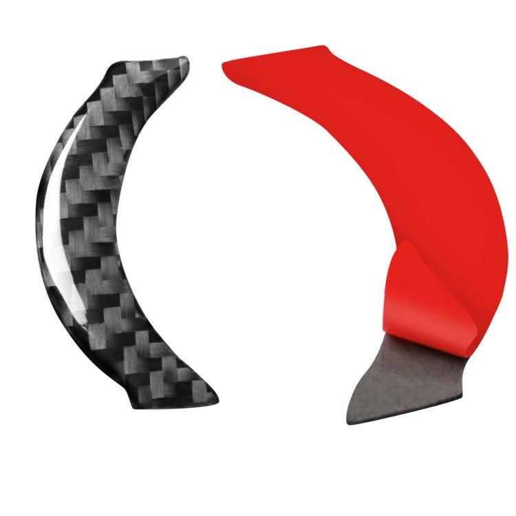 Adesivo decorativo per presa d'aria centrale in fibra di carbonio da 5 pezzi per Nissan GTR R35 2008-2016, guida a destra e a sinistra universale, Central Air Outlet